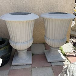 New Flower Pots Made Out Of Cement Perfect Gift 🎁 
