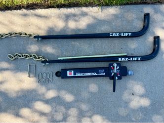 EAZ-Lift 1,000 lb Weight Distribution Hitch Bars + Camco Sway Control