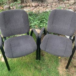 2 Upholstered Chairs (Tram/copper Area)