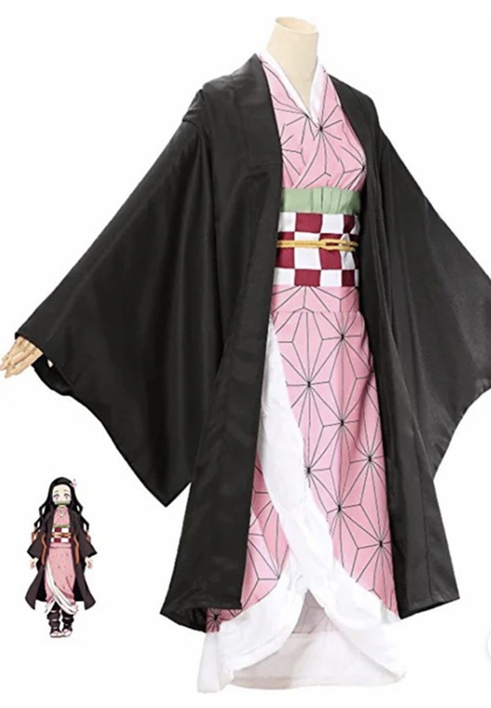 nezuko's kimono kids costume