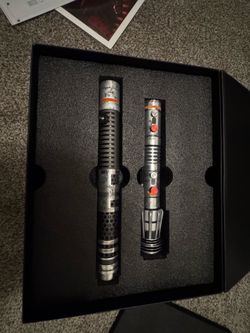 Disney Star Wars Darth Maul Shadow Lord Legacy Lightsaber Set Complete