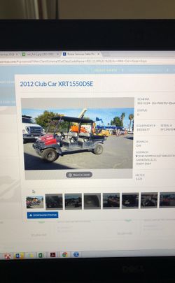 2012 Club Car XRT1550DSE UTV Cart