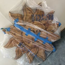 Large Wooden Sun