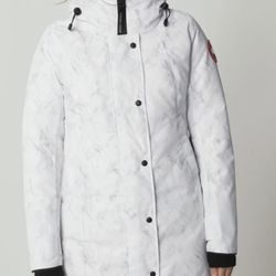 Sherbrooke Parka Print Canada Goose Womens Heavy Jacket Size Large