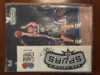 Autographed Matt Bonner #15 San Antonio Spurs Photo Poster / Print