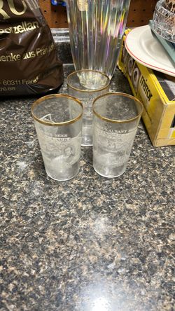 3 Albany Brewing Co. Lewis & Clark Centennial Beer Glass