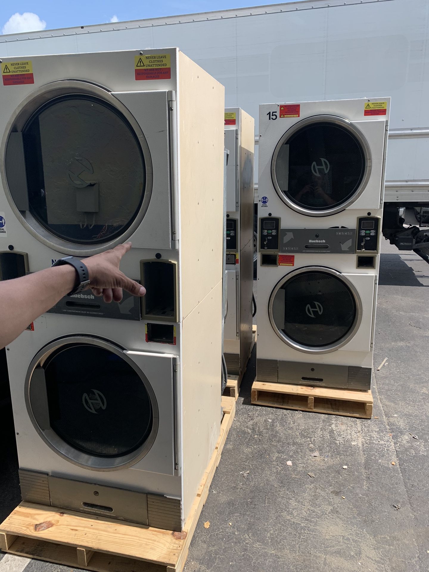 Speed Queen ,Huebsh Commercial Dryer For Coin Laundry