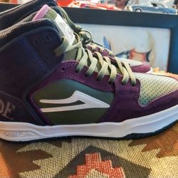 LAKAI- The PHAR CYDE -Telford- Grape/ Olive Suede 