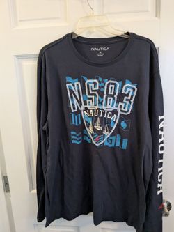 Nautica NS83 Long Sleeve Graphic Tee XL