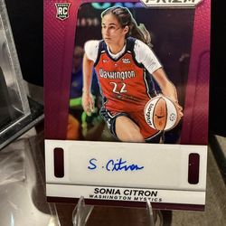 2025 wnba prizm signed Sonia citron purple 34/49