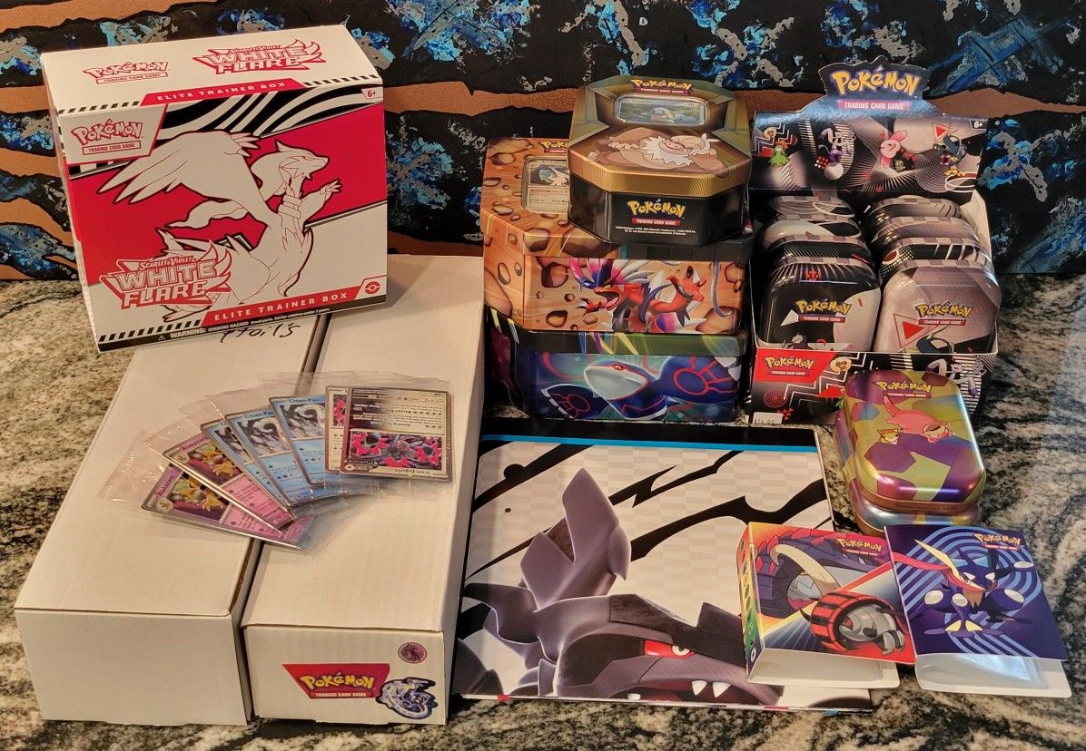 Pokemon Bulk Lot Scarlet & Violet Holo Promo Basics Cards Tins