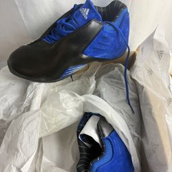 ADIDAS T-Mac 3 Restomod Core Black Royal Blue FZ6210 Men's shoes sz 14