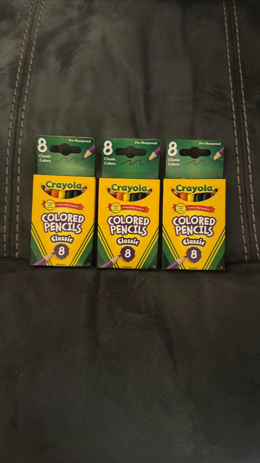 New Crayola 3 Sets, 8 Pack Mini Classic Colored Pencils