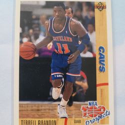 91 Upper Deck Terrell Brandon RC!