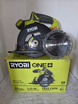 Ryobi 18v 5-1/2" Circular Saw with Blade TOOL ONLY Brand New (Price Is Firm)