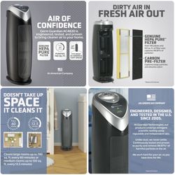 🕸️🕷️BRAND NEW🕷️🕸️   1 GERM GUARDIAN Air Purifier w/ HEPA Filter, Removes Odors, Smoke, Mold, Covers 740 sq. ft.... Value $100