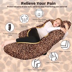 Leopard Print Pregnancy Pillow