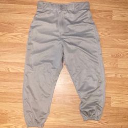 New Boys XL (Sizes 14-16) Grey Baseball Pants