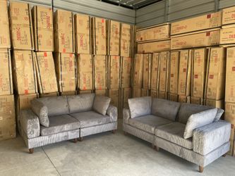 New 2pc corduroy couch