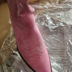 $50 Size 7 Pink Boots New  Cowboy Boots Girls