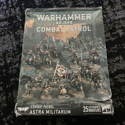 Warhammer 40K Combat Patrol Astra Militarum – BRAND NEW (Damaged Box)