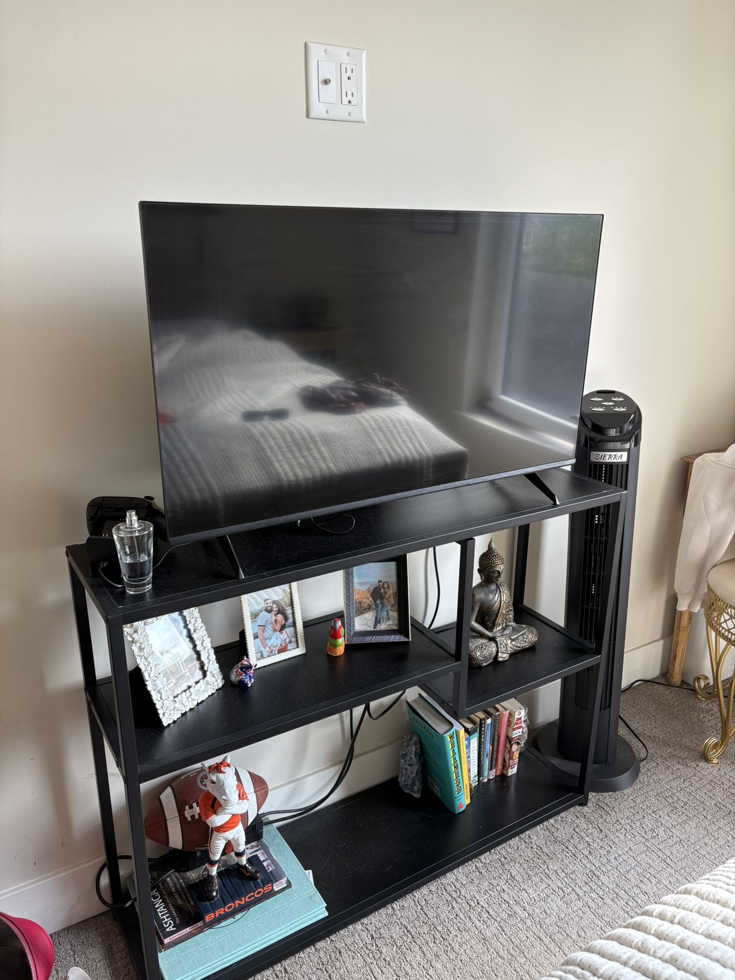 TV Stand Bookshelf Entertainment Center Console