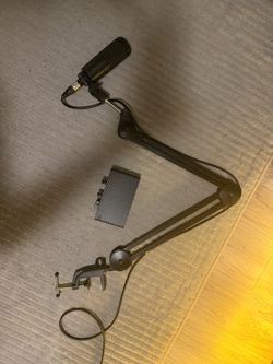 Microphone + Boomarm + audio controller