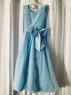 Vestido de niña blue dress