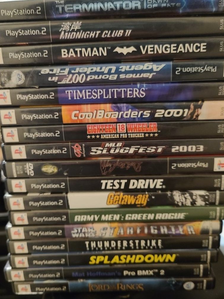 Ps 2 Games Varios Titles See Description