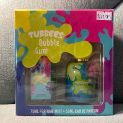 Tubbees Bubble Gum Perfume Gift Set 75mL Mist & 50mL Eau de Parfum EDP