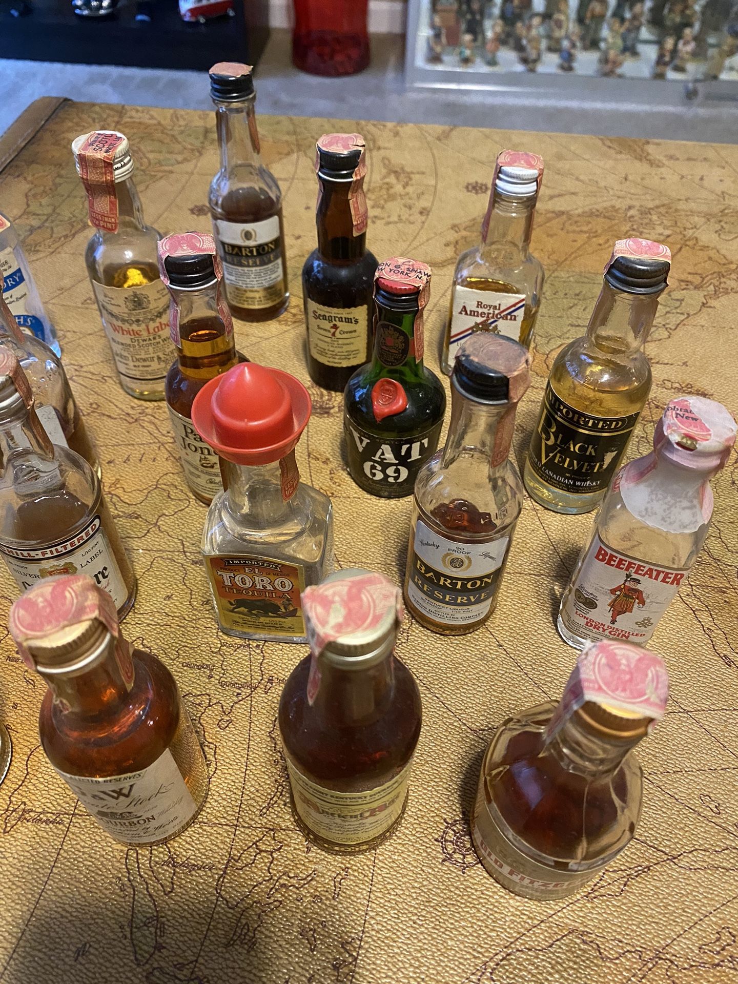 Vintage Miniature Liquor Bottle 1960s1970s Excellent Condition for