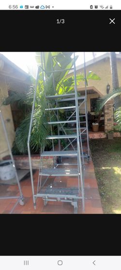 Rolling lader steps perfect condicion 245.00