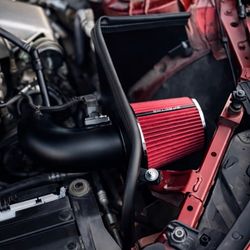 ARES Heat Shield Cold Air Intake Systems Kit For 16-21 Camaro 2.OT Red New