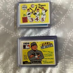 1968 Fleer Laughlin World Series Lot