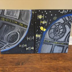 2 Star Wars Canvas Wall Movie Art 16x20