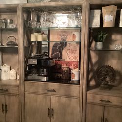 Bar Cabinet Shelves, Storage Kitchen Hutch