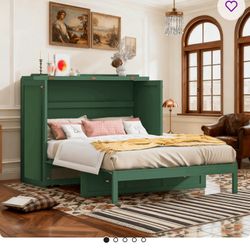 Full Murphy Bed Cabinet With Drawers