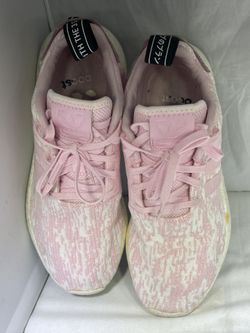 PreOwned Adidas Originals NMD R2 W Boost Pink White Running Shoes Women s 9 for Sale in Waipahu HI OfferUp
