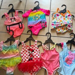Baby Girl Clothes Size 18 Mos Bikini/ Swimsuit 