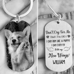 My Paw Baby Photo Handmade Keychain