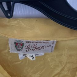 Gucci Bright Yellow Dress Shirt 