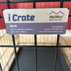 Dog. Crate 