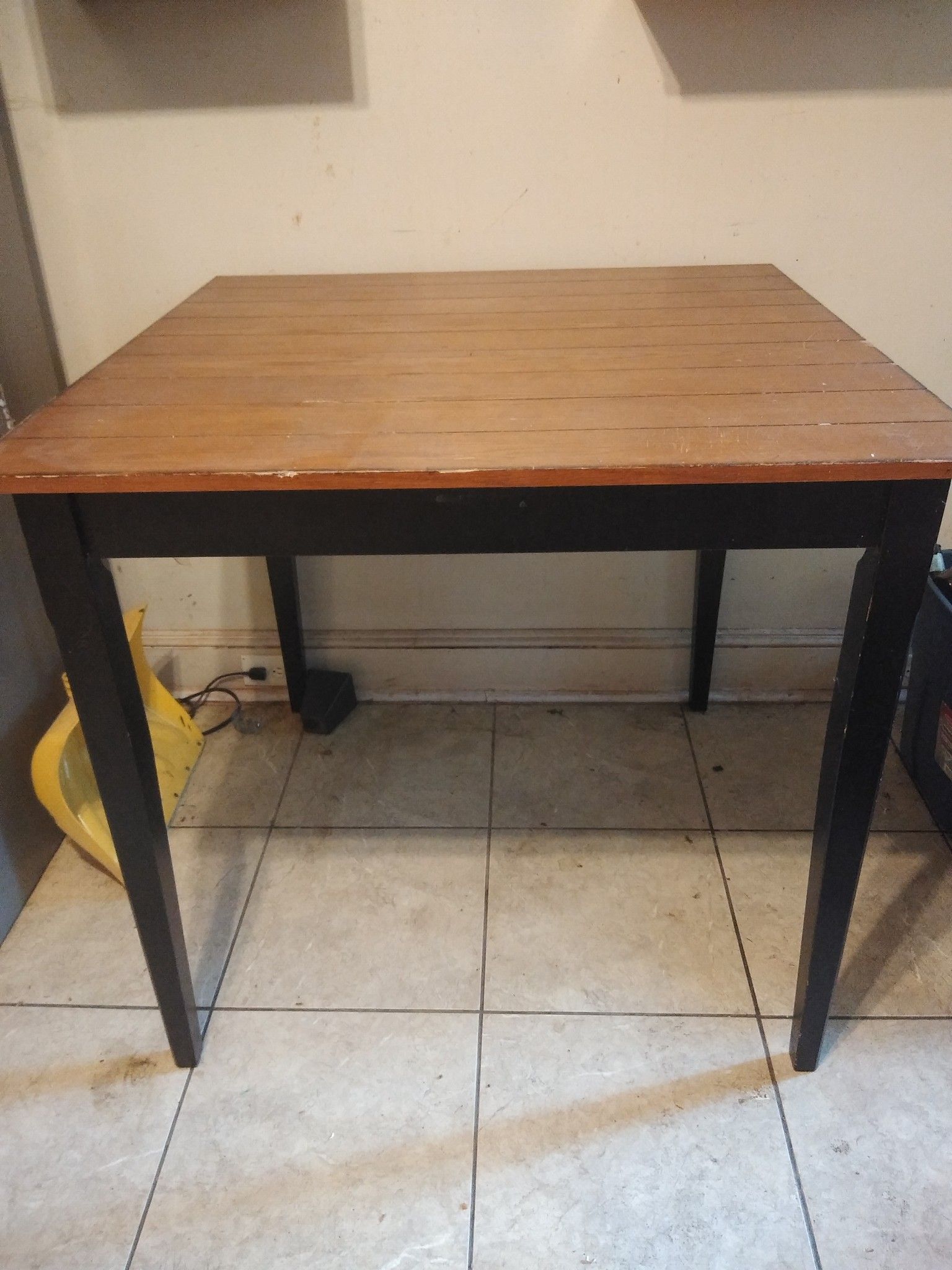 Wooded kitchen table