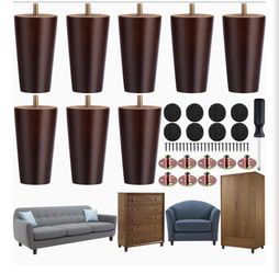 8 Pieces Furniture Legs 4 Inches