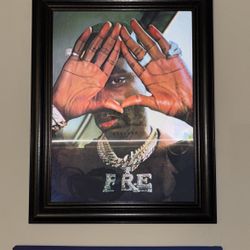 Young Dolph Multiple Photo Reflective Wall Art
