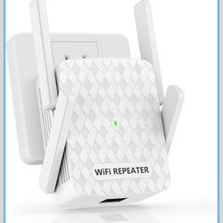Hosmmer WiFi Extender Signal Booster, Internet Wireless Repeater for Home Coverage up to 10000sq.ft and 35 Devices, 1200Mbps WiFi Booster with Etherne