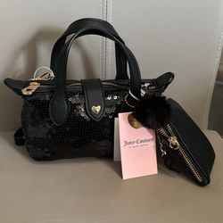 Juicy Couture Cutesy Mini Black Tote: BRAND NEW