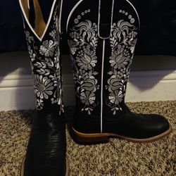 Black Boots Western 