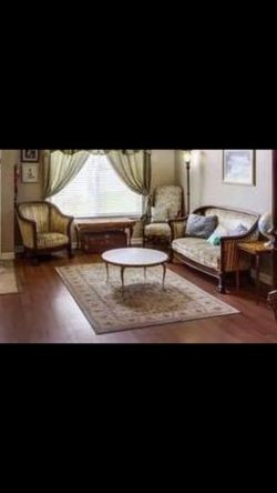 Antique Sofa and chair set very cool!!