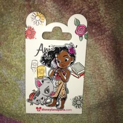 Disney Pin Paris Moana Animator Doll